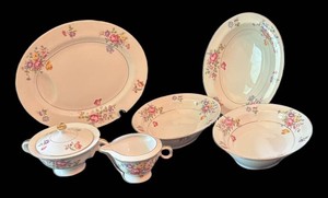 DR - Vintage China Serving Set Theodore Haviland Pasadena