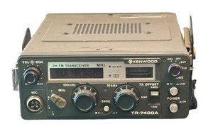 DR - Vintage Kenwood Two Meter Mobile FM Transceiver Model TR-7400A