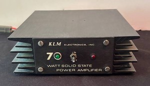 LR - KLM Electronics Solid State Power Amplifier Model PA10-70BL