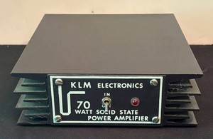 LR - KLM Electronics 70W Solid State Power Amplifier Model PA 10-70BL