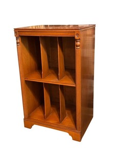 BR1 - Vintage Record Cabinet Wooden Storage Cabinet