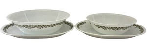 K- Corelle Spring Blossom Serving Platters & Bowls Set of 4