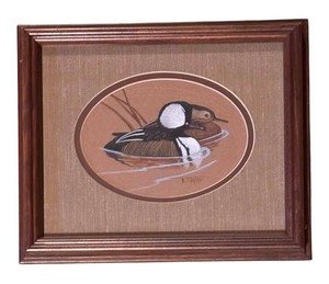 LLR - Duck Print by B. Taylor Framed