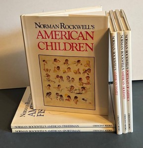 K - Set of Six Norman Rockwell Books