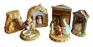 BR1K - Five Beatrix Potter Figurines by Schmid, Royal Albert & Warne
