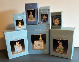 BR1 - Beatrix Potter Collectibles Ornaments, Nightlight, Clock & Wall Plaques by Schmid