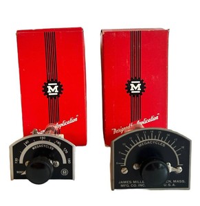 O - Vintage Frequency Meters - James Millen 90607 & 90609 (Lot of 2)