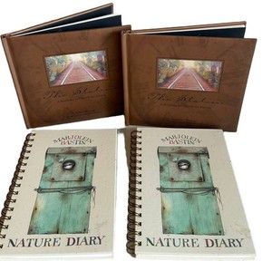 O - Spiralbound Books - Marjolein Bastin Nature Diary & Robert Hastings the Station (Lot of 4)