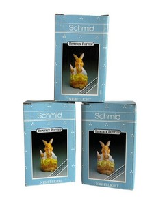 k - Beatrix Potter Nightlight - Schmid Peter Rabbit (Lot of 3)