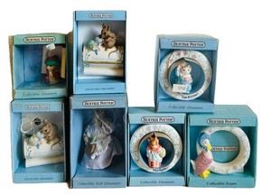 k - Beatrix Potter Collectible Ornaments (Lot of 6)
