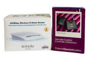 Wireless-N Home Router & Polaroid SpectraSystem Remote Control Mixed Lot