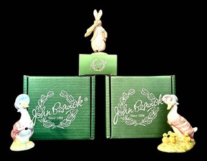 O - Beatrix Potter Figurines John Beswick Set of 3