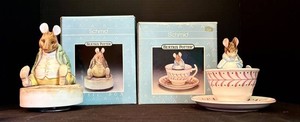 Music Boxes - Beatrix Potter Samuel Whiskers & Beautiful Dreamer (Lot of 2)