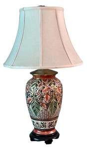 O - Table Lamp - Asian Style Ceramic