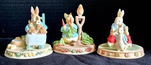 O - Peter Rabbit Figurines the Hampton Collection (Lot of 3)