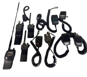 Ham Radio Transceiver & Microphone Mixed Lot Icom, Yaesu & Kenwood