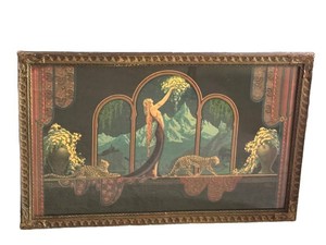 O - Vintage Art Deco Print Frederick L. Packer Goddess of the Mountains