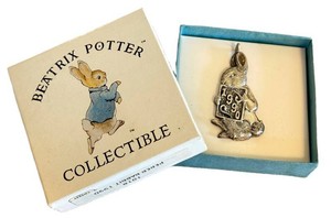 Vintage Hand & Hammer Sterling Silver Peter Rabbit Sterling Ornament