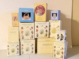 Music Boxes - Schmid Beatrix Potter Musical Collectibles (Lot of 12)