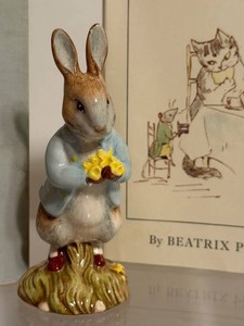 Beatrix Potter Figurines & Books Mixed Lot Royal Albert Beswick