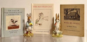 Beatrix Potter Figurines & Books Mixed Lot Royal Albert Beswick