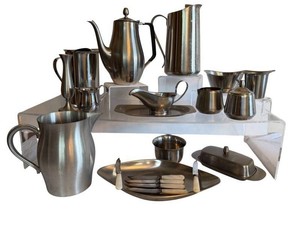 Silverplate Serving Pieces & Landers Frary & Clark Knives Mixed Lot