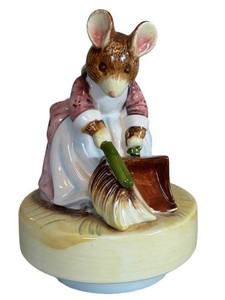 Music Box - Schmid Beatrix Potter Hunca Munca Tales of Two Bad Mice