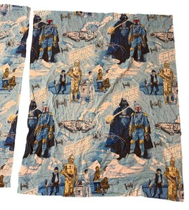 Star Wars Empire Strikes Back Vintage Fabric Panels (Lot of 2)