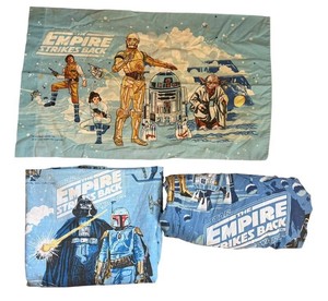 Vintage Star Wars the Empire Strikes Back Fabric (Lot of 3)
