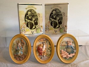 Beatrix Potter Border Fine Arts Figurines (Lot of 3)