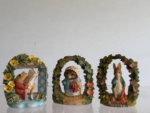 Vintage Beatrix Potter Figurines Arch Set of 3