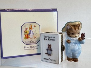 Porcelain Hinged Box Midwest of Cannon Falls the Tale of Tom Kitten