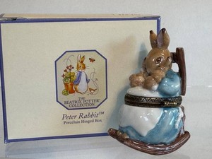 Porcelain Hinged Box Peter Rabbit Beatrix Potter Collection