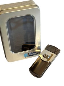 Vintage Blue Rhino Butane Table Lighter BR004B
