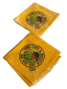 Scout Neckerchiefs Viking Council Many Point Scout Reservation Staff (Lot of 2)