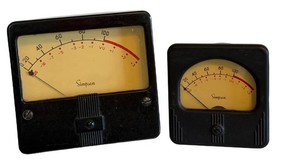 Analog Panel Meters - Simpson Model 142 & 43407 (Lot of 2)