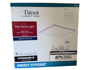 LED Flat Panel Light - Patriot Lighting 2x2 348-0099 Dimmable