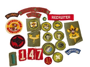 BSA Vintage Merit Badge & Uniform Patch Collection