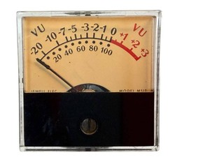 Vintage VU Meter Jewell Electrical Instrument Co. Model MS1E