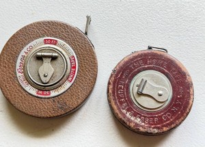 Vintage Tape Measures Evans & Co. White Tape & the Home Taper