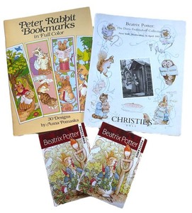 Beatrix Potter Bookmarks & Postcard Book Mixed Lot