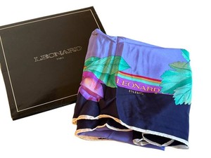 Silk Scarf - Leonard Paris Floral Fruit Print