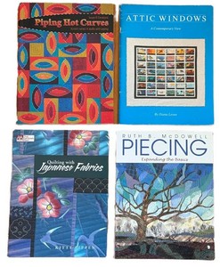 Quilting Books Lot of 4 - McDowell, Pippen, Cleveland & Leone