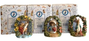 Vintage Beatrix Potter Figurines Arch Set of 3