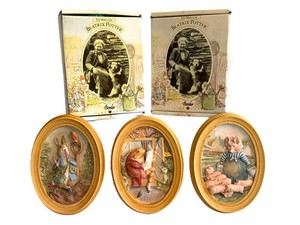 Beatrix Potter Border Fine Arts Figurines (Lot of 3)