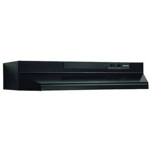 Shop Broan-NuTone F40000 30 in. 230 Max Blower CFM Convertible Under-Cabinet Range Hood with Light in black