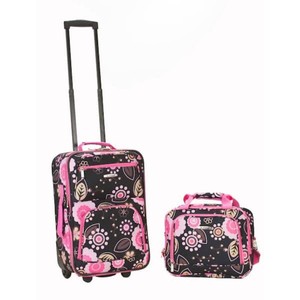 Rockland Fashion Expandable 2-Piece Carry On Softside Luggage Set, Pucci