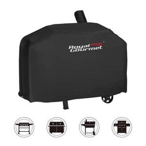 Royal Gourmet 59 in. L Heavy-Duty Outdoor Black Oxford Grill Cover