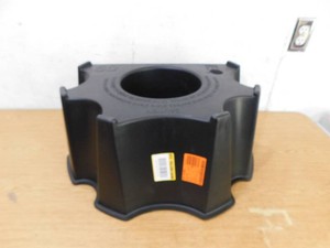 RTS Home Accents 50 Gal. Rain Collection Accessory Barrel Black Stand