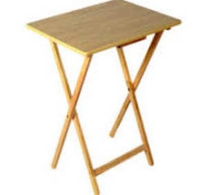 4 Pack Peakform TV Tray Wood Natural - Set of 4